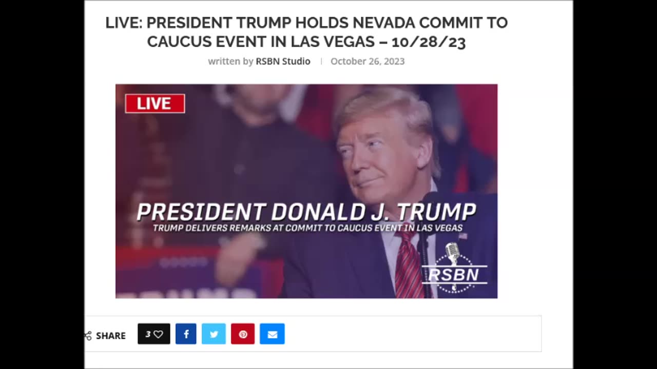 President Trump holds Nevada Commit to Caucus Event