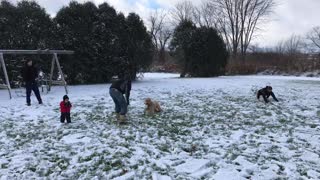 Snow Balls! Sydney's favorite toy