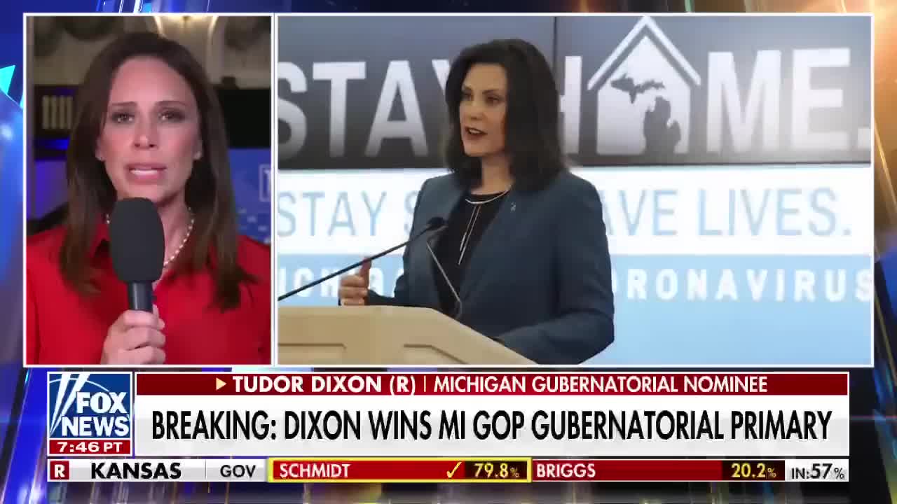 Trump-backed candidate Tudor Dixon wins Michigan primary, will challenge Whitmer