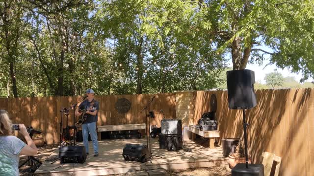 Luke Salzman at Agape BBQ 10/09/2021