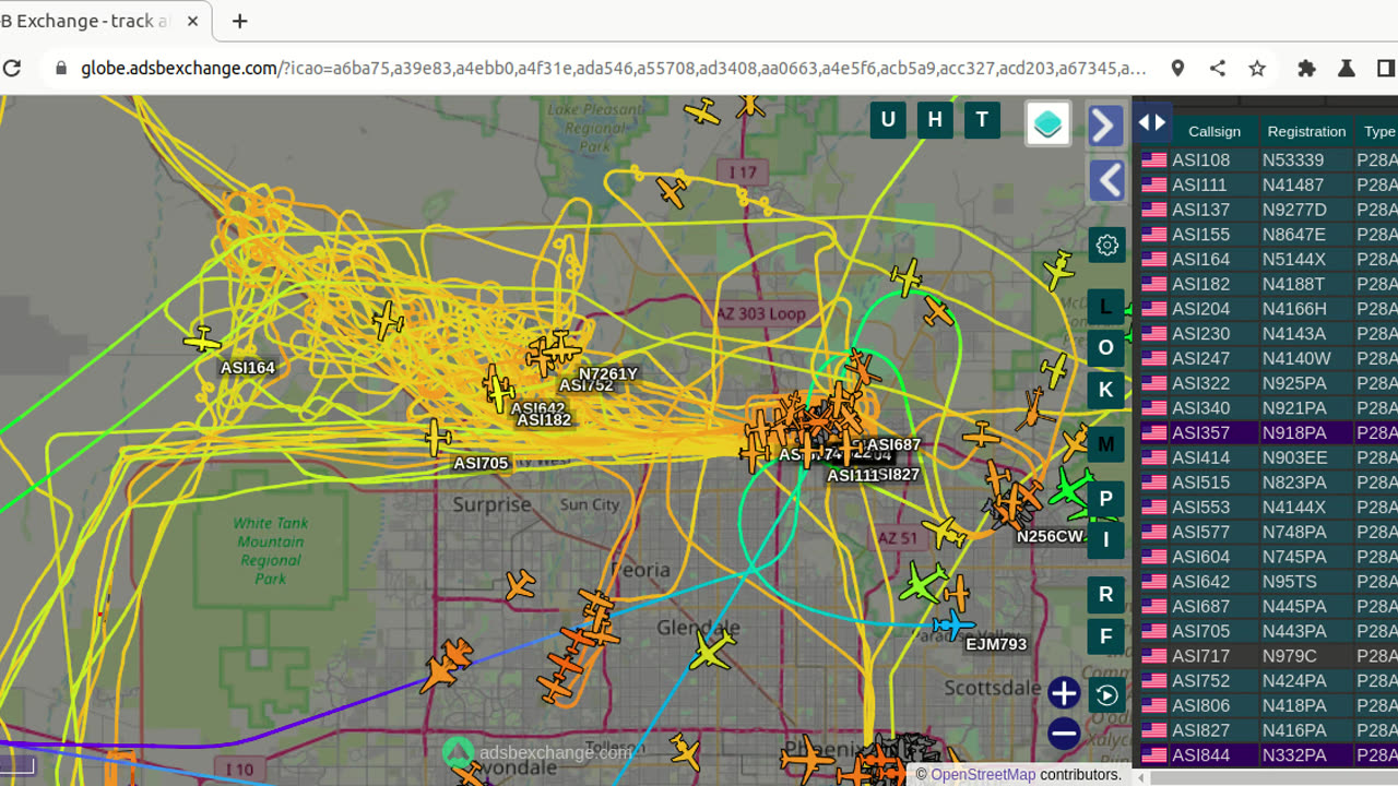 Transpac Aviation N5144X over AZ28 - more gang bangin by the MORMONS AND CHINESE