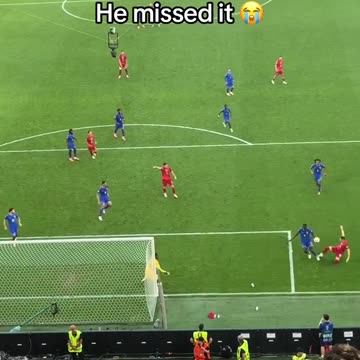 Lewandowski first chance missed from penalty, scored in second