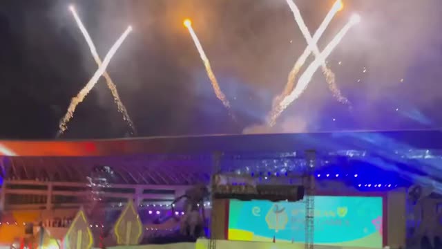 Opening ceremoni Asean para games 2022 in Indonesia