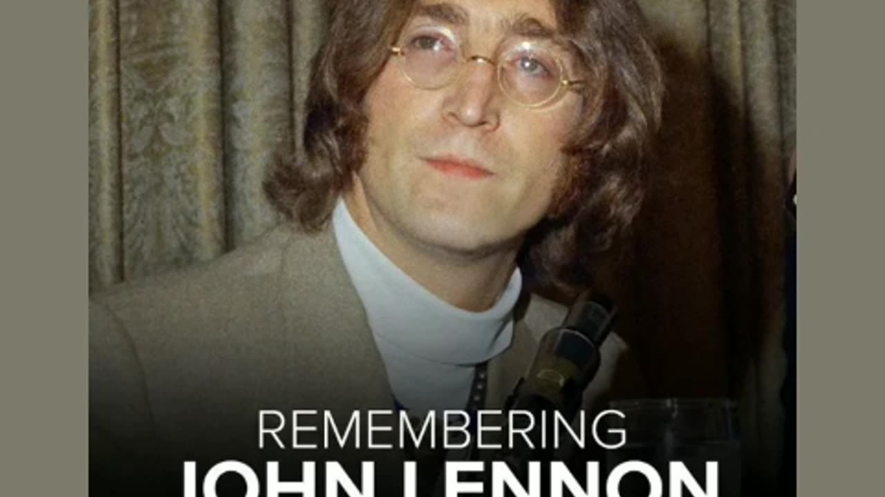 We remember John Lennon from the Beatles 10/14/24