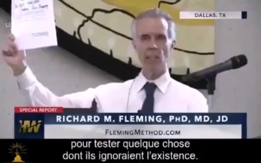 Dr Richard Fleming - "something is in these vaccines..."