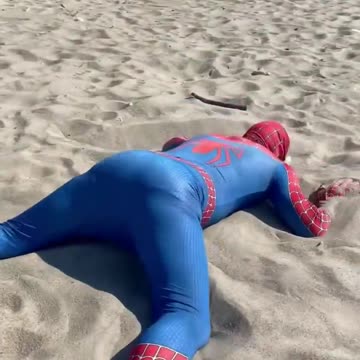 Prank Spiderman and Grandpa