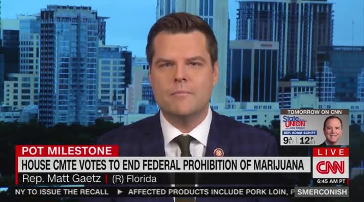 Friendly fire as Matt Gaetz "ok boomer"s Kellyanne Conway over marijuana stance