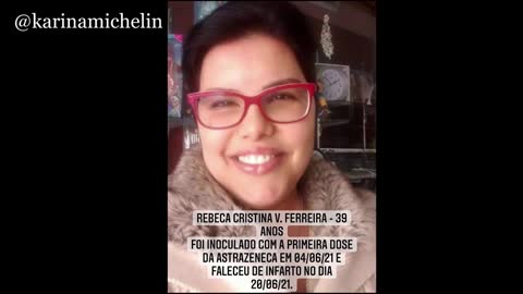 Rebeca Cristina V. Ferreira - 39 anos - Falecida