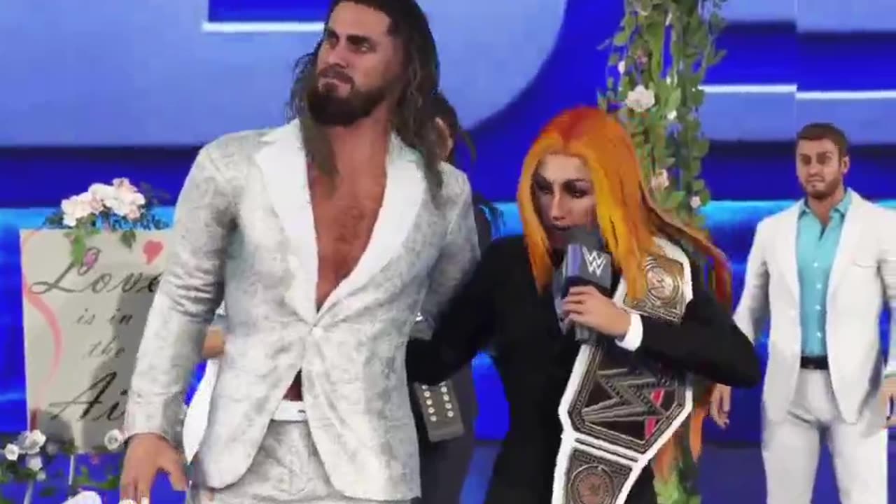 seth and becky crash the wedding wwe 2k24 myrise