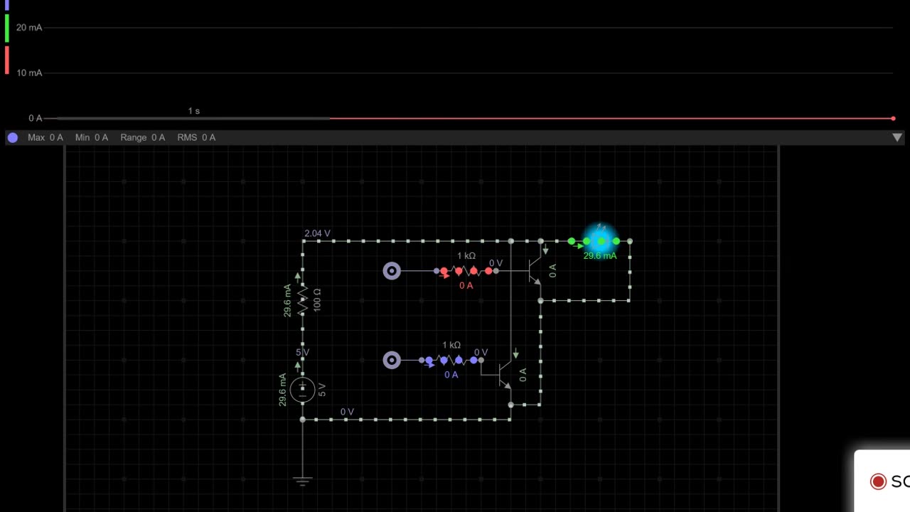 0009. NOR Gate with transistors