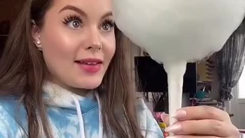 🍭Making Cotton Candy🍬 What should I try?😻 ✨ #candy #meme #viral #asmr #Shorts