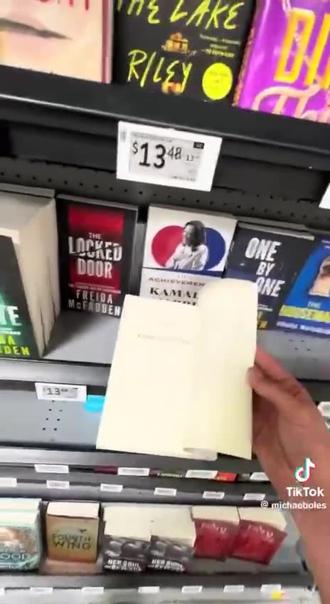 Wallmart sells a book called The Achievements of Kamala Harris "Take a look"