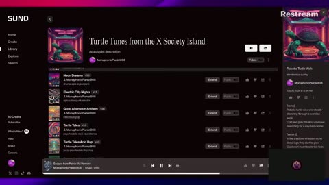 12 Hours of Turtle Tunes with Suno