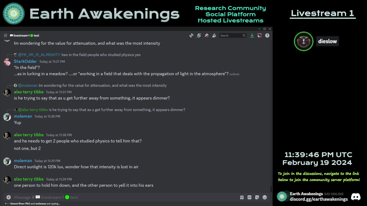 Earth Awakenings - Livestream 1 - #1443