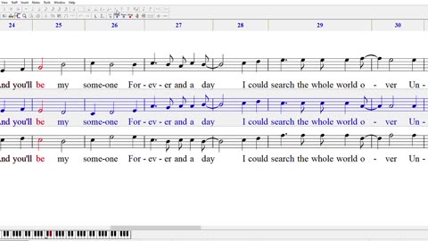 Never Find Another You (alto)