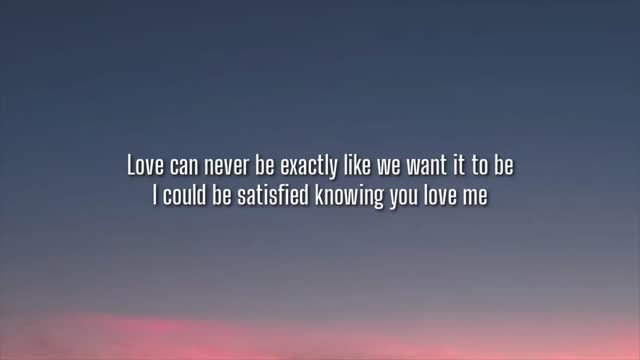 Dedicated to the One I Love ~ Lyrics