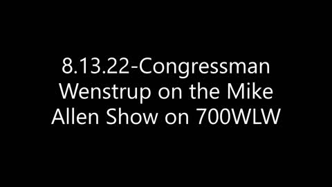 Wenstrup Joins The Mike Allen Show to Discuss Recent Developments at the FBI