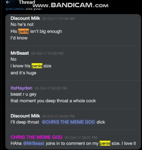 MORE TEA COMING OUT ABOUT MRBEAST HERE SOME RECEIPTS