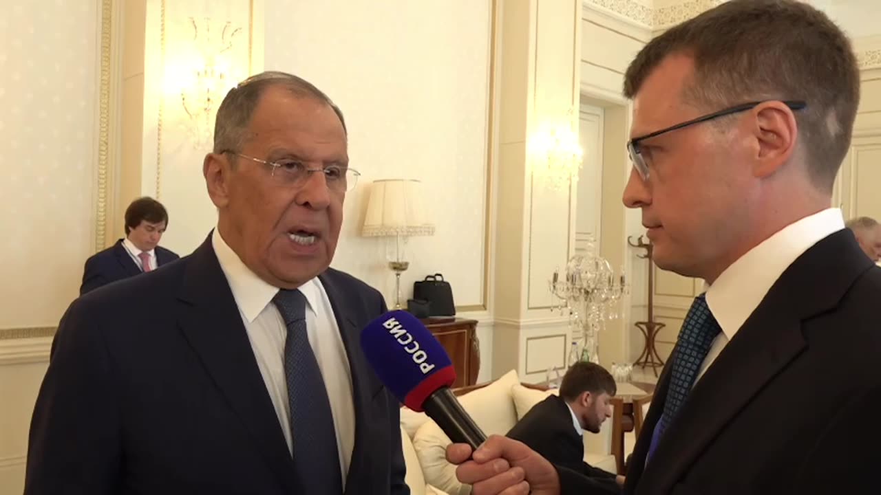 Sergey Lavrov - There can be no talk of any negotiations - SUBTITLES