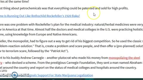 How Rockefellers Founded Big Pharma and Shadow Government