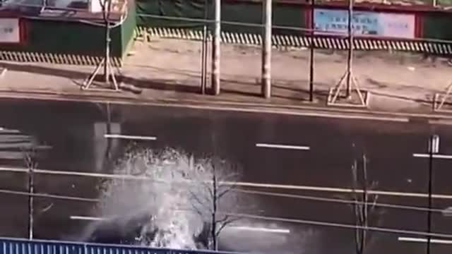 car wash on the street