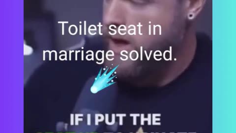 Toilet seat debate