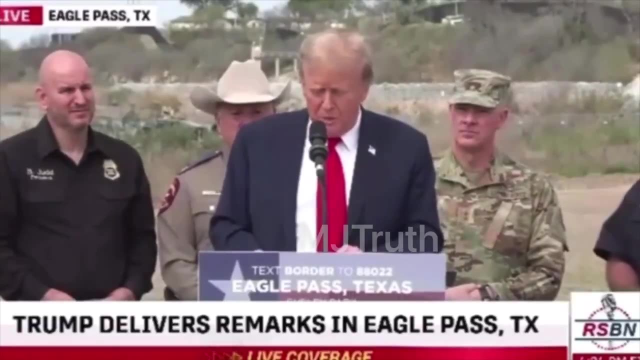 Trump Visits Eagle Pass- Border