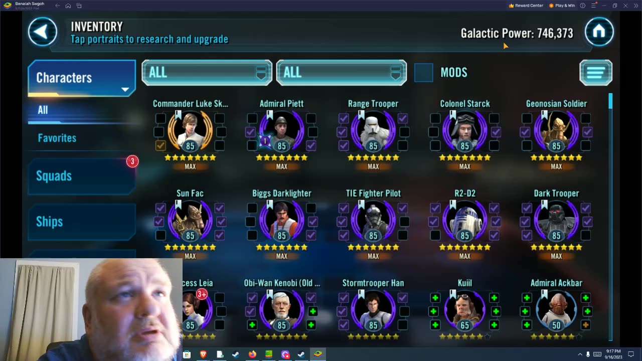 Star Wars Galaxy of Heroes F2P Day 143
