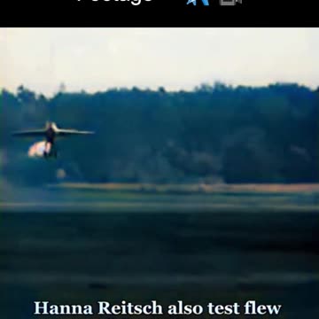 German Female Test Pilot of the Me163 Komet - Pioneering COLOURIZED Footage