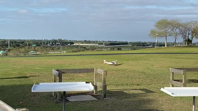 Windy day at the RC field.
