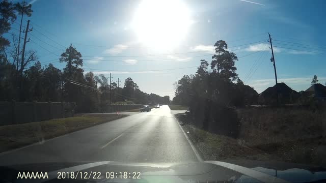 Car jets out in front of truck, causes intense rollover