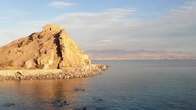 Swimming near Pharaoh's Island