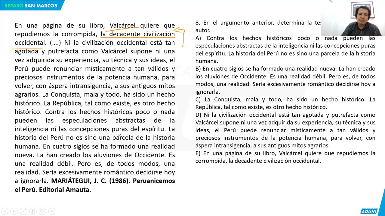 REPASO ADUNI 2024 | Semana 07 | Filosofía | Literatura | Química