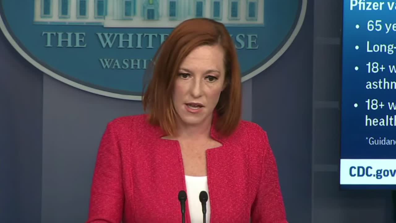 Psaki is asked about the White House’s role in freeing the 2 Michaels