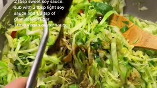 Cabbage stir-fried Keto