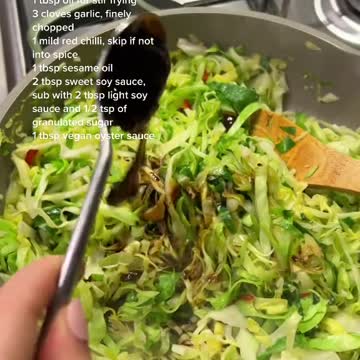 Cabbage stir-fried Keto