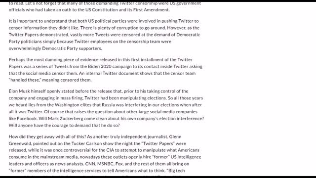 Twitter Papers, Treason, Katie Hobbs Colluded With Twitter, Musk Slams NY Times & Censorship