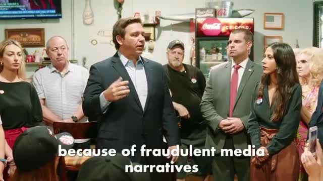 THE 43-YEAR-OLD GOVERNOR OF FLORIDA RON DESANTIS IS A TRUE FREEDOM FIGHTER