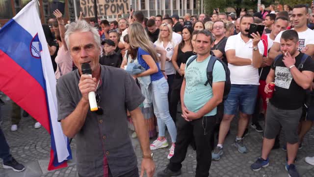 Posnetek upora ljudstva za svobodo in dostojanstvo 15.9.2021