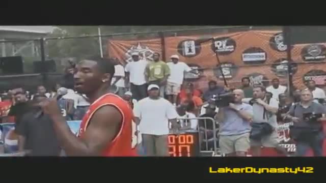 Kobe Bryant playing street basketball