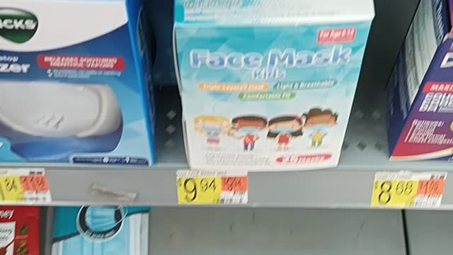 Walmart Masks for Kids: Should Not be Used for Antiviral Protection