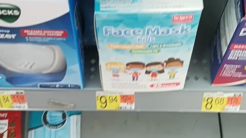 Walmart Masks for Kids: Should Not be Used for Antiviral Protection