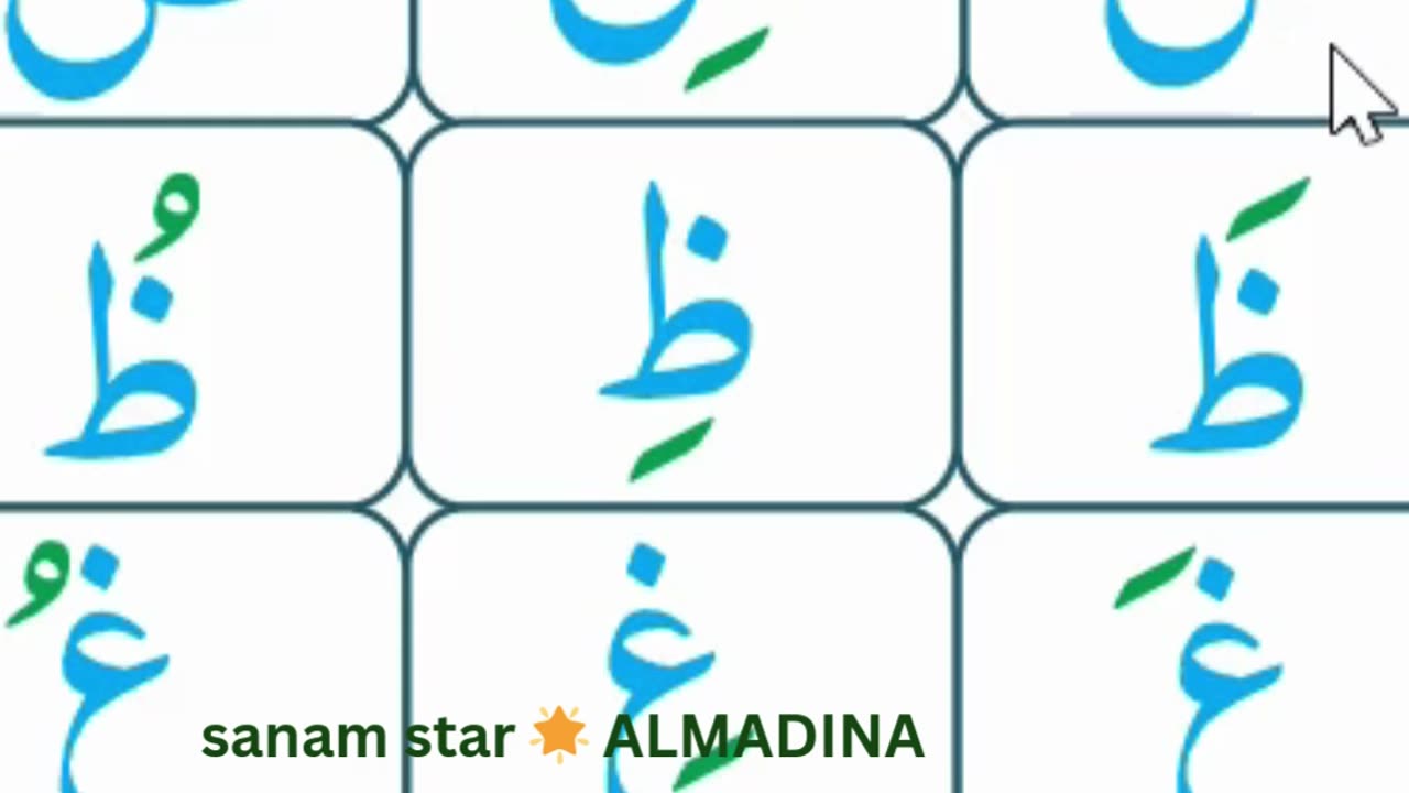 MUSTALIYAH(THICK VOICE LETTERS)IN ARABIC