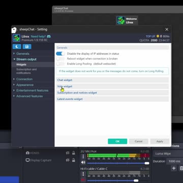 Add Sheepchat to obs