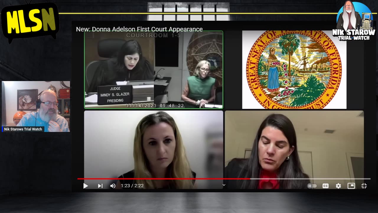 Donna Adelson's first court appearence.