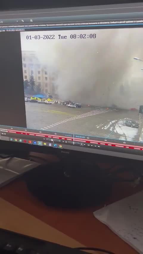 Huge explosion at city administration building in kharkov (confirmed),