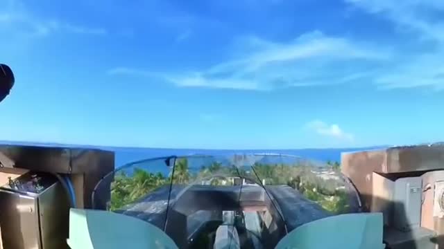 Pitch black water slide in the Bahamas! #shorts