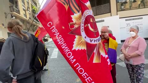 Oslava vítězství nad fašismem ve Valencii ve Španělsku