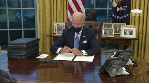 Biden Signs Very First Executive Orders