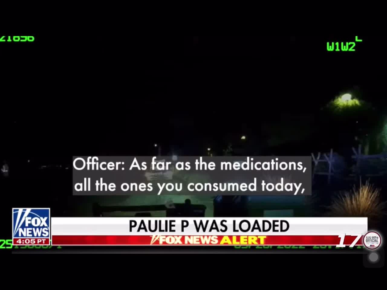 Police dash cam footage from Paul Pelosi‘s DUI.